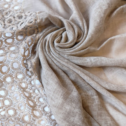 Skjerf blonder beige | Youtrend