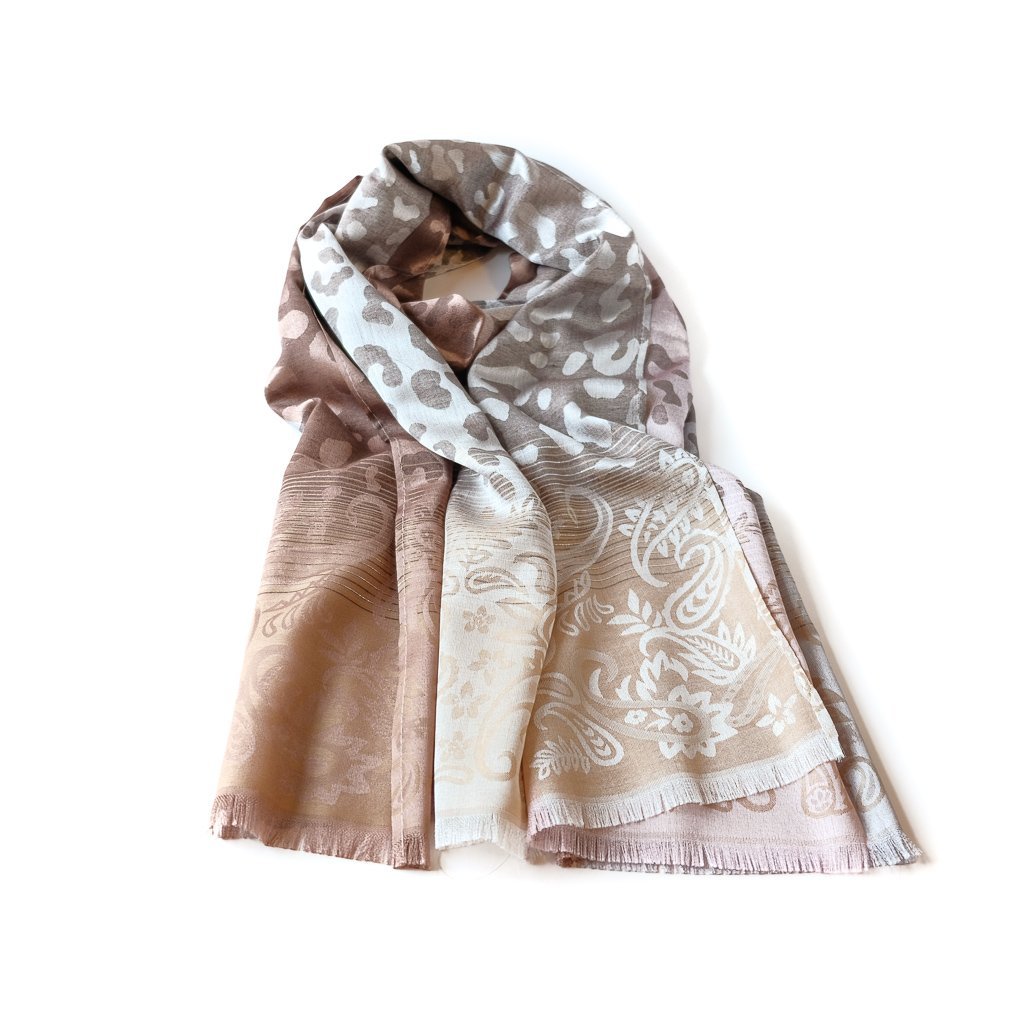 Skjerf gull/sølv silke | Youtrend