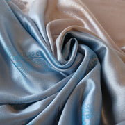 Skjerf grå/blå silke | Youtrend