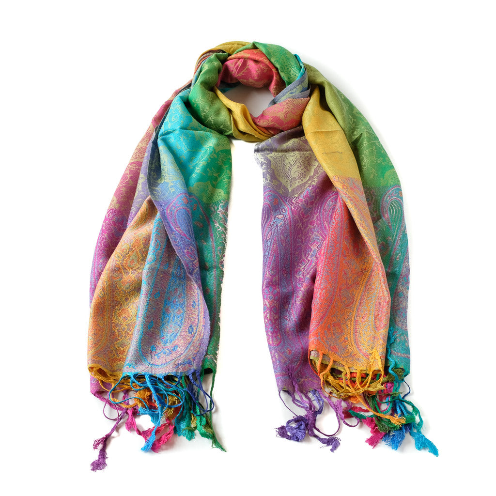 Skjerf Thai Pashmina rainbow | Youtrend