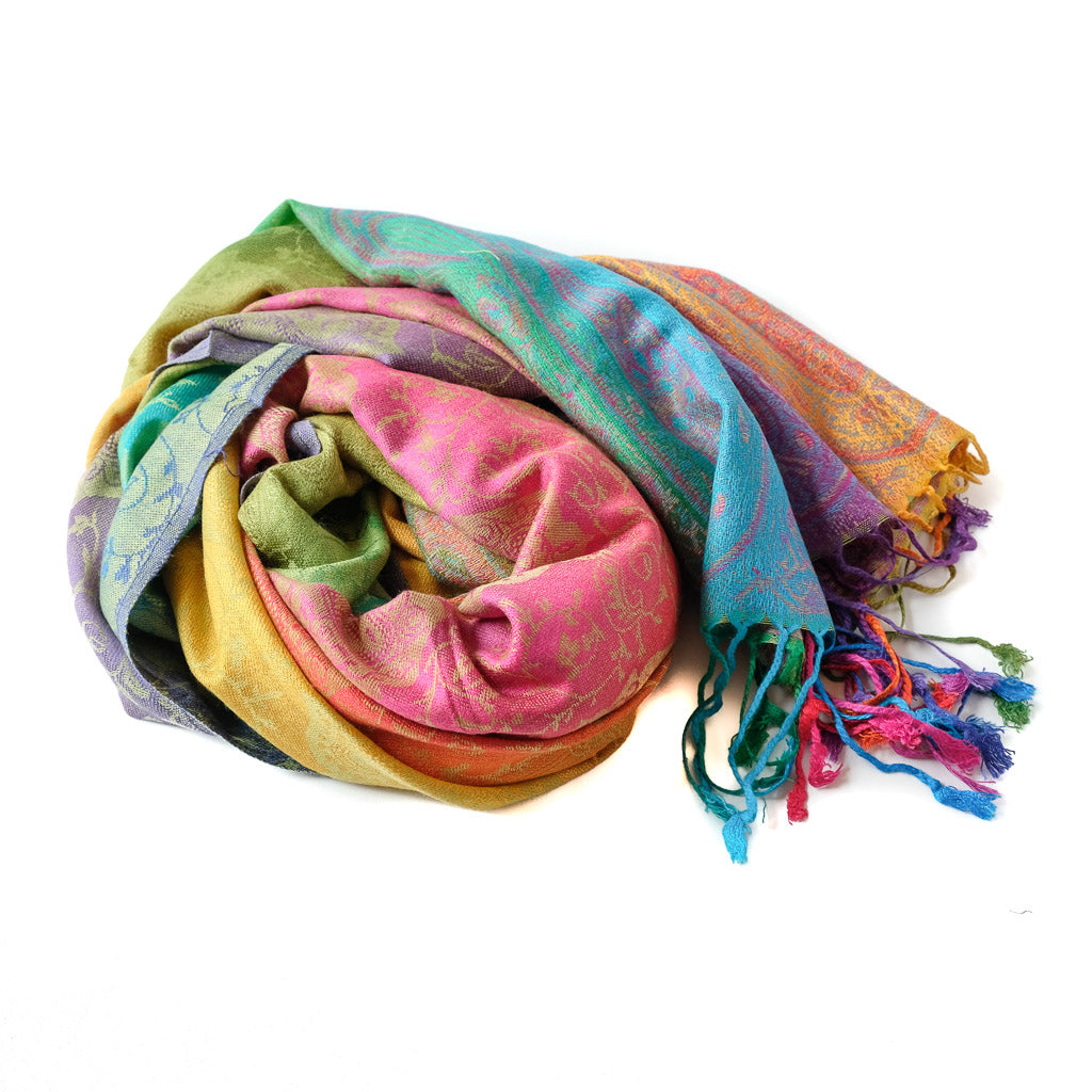 Skjerf Thai Pashmina rainbow | Youtrend