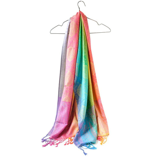 Skjerf Thai Pashmina rainbow | Youtrend