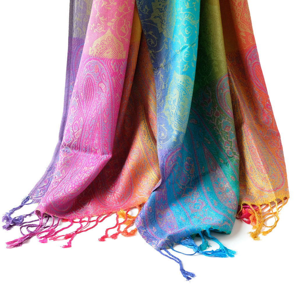 Skjerf Thai Pashmina rainbow | Youtrend