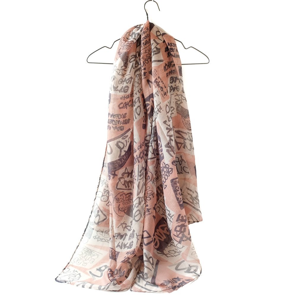 Skjerf Graffiti rød | Youtrend