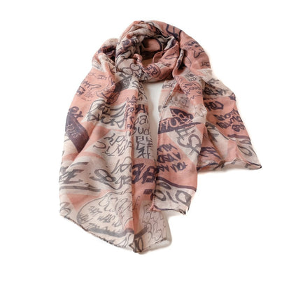 Skjerf Graffiti rød | Youtrend