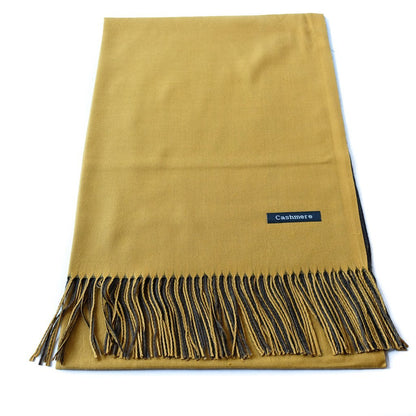 Skjerf Cashmere gult | Youtrend