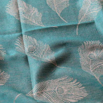 Skjerf Pashmina mønstret grønn | Youtrend