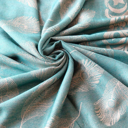Skjerf Pashmina mønstret grønn | Youtrend