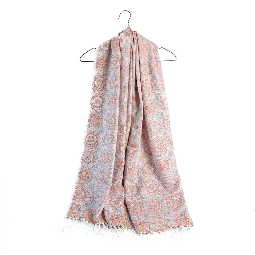 Skjerf Thai Pashmina lys pastell | Youtrend