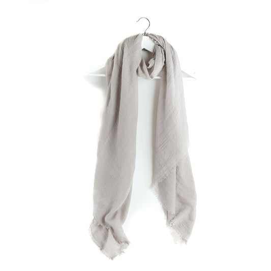 Skjerf crinkle grå | Youtrend