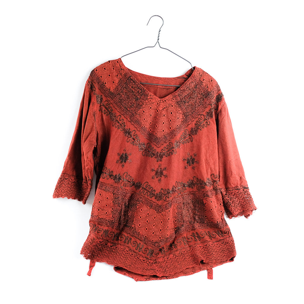 Top India style vhals rød | Youtrend