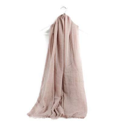 Skjerf crinkle lysebrun | Youtrend