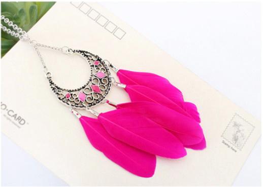 Halskjede Crescent Rød | Youtrend