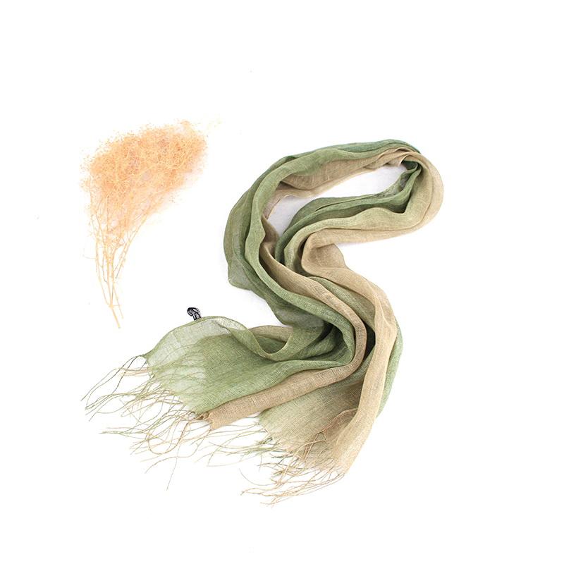 Skjerf i ren Lin Grønn | Youtrend