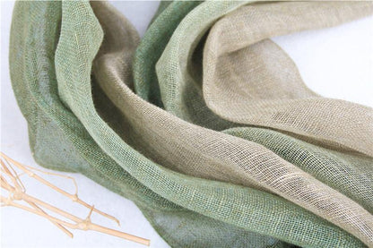 Skjerf i ren Lin Grønn | Youtrend