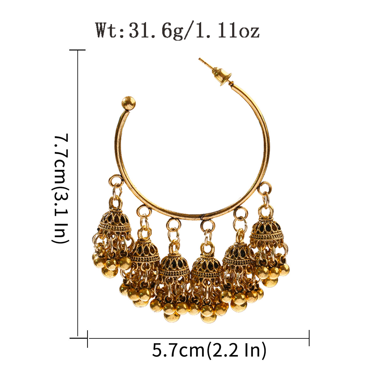 VAKKERT OG UNIKT HÅNDLAGET ØREPYNT