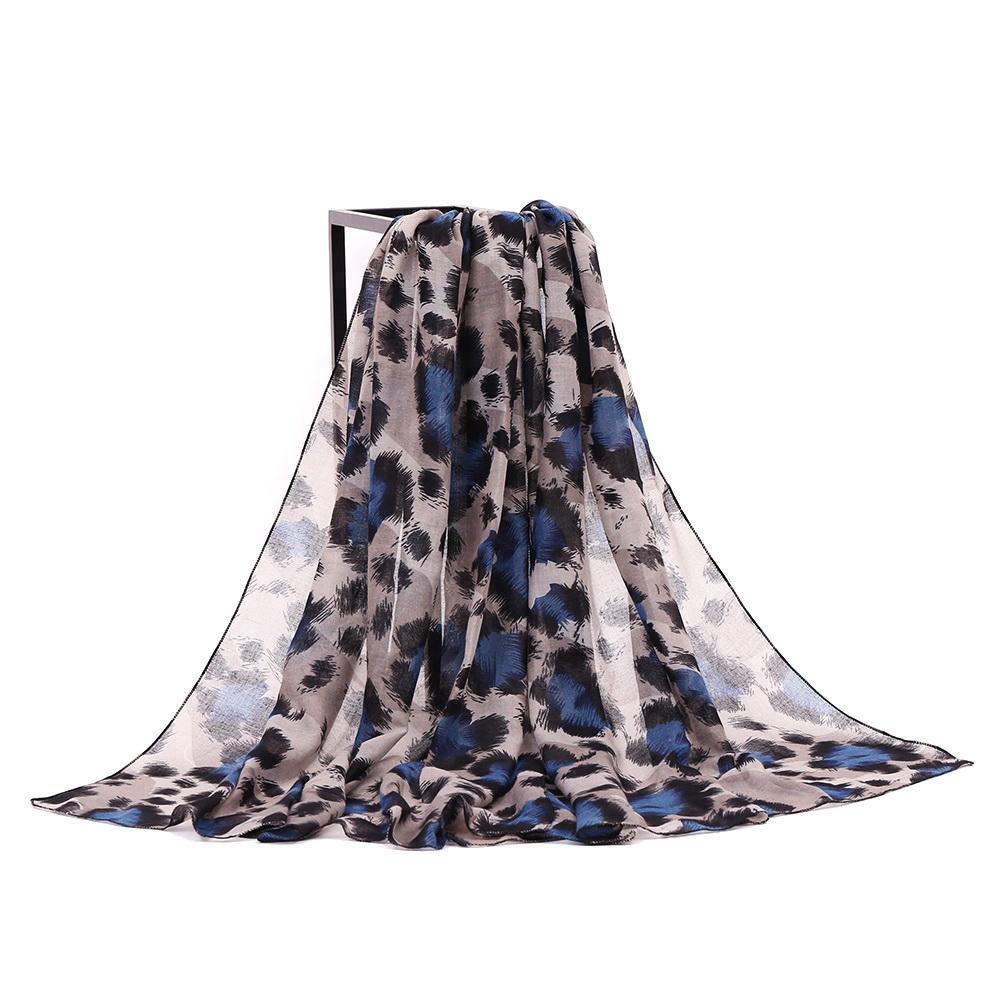 Skjerf Safari Leopard Blå | Youtrend