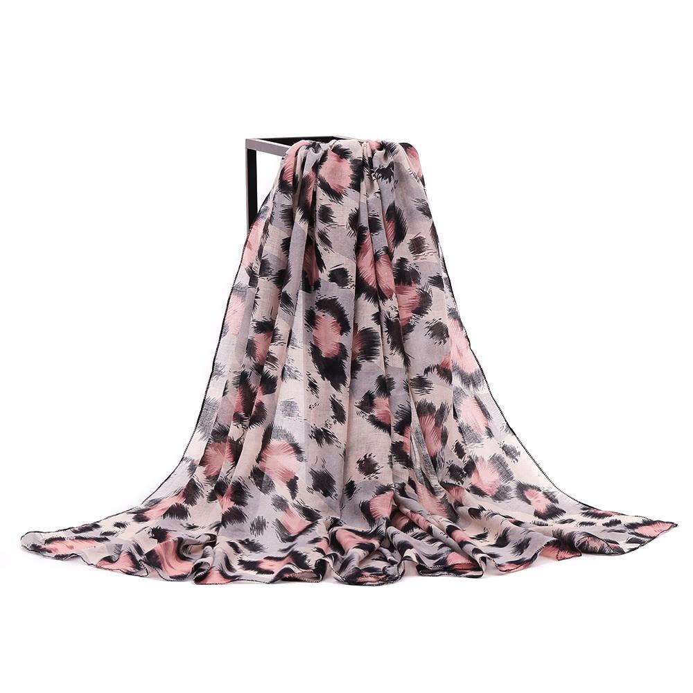 Skjerf Safari Leopard Rosa | Youtrend