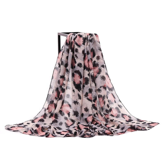Skjerf Safari Leopard Rosa | Youtrend