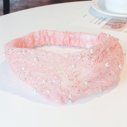 Hårbånd Lace Pearl