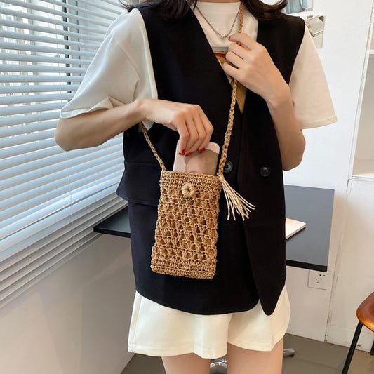 HÅNDLAGET LITEN VESKE