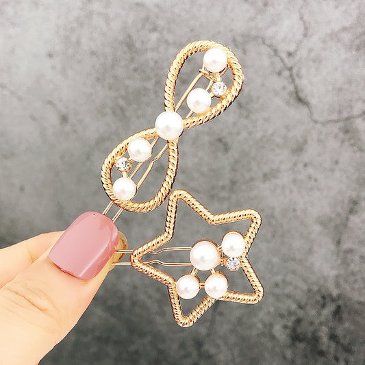 Stilig hårspenne med perler