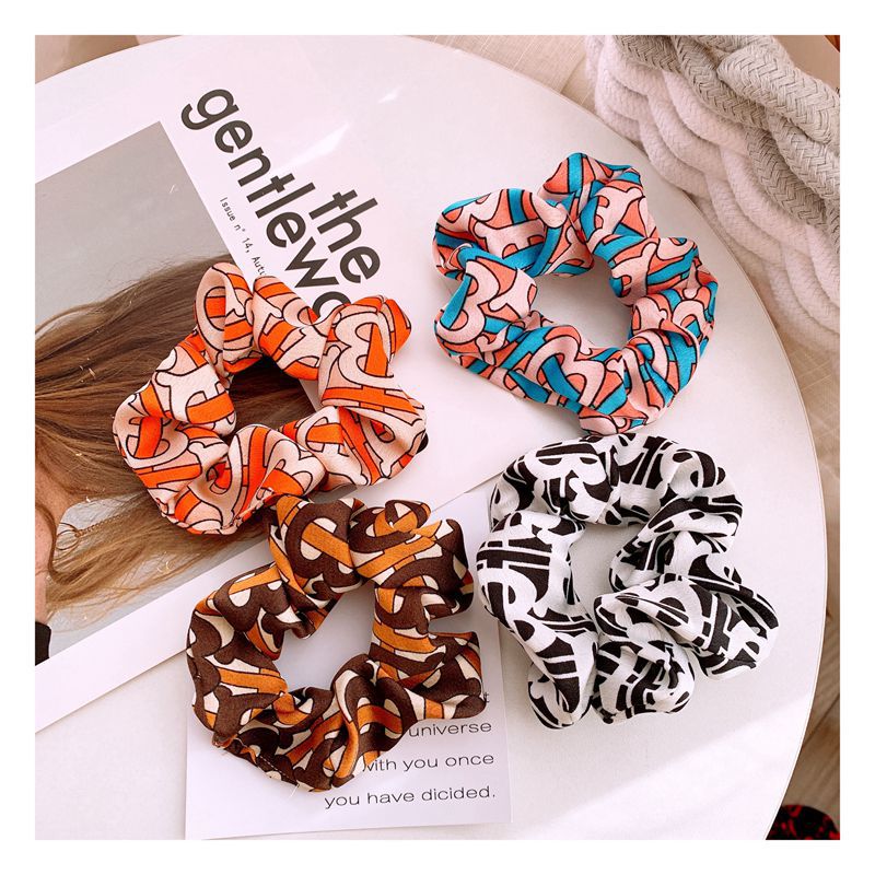 Hårstrikk Scrunchies Chiffon Silk