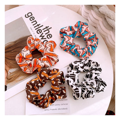 Hårstrikk Scrunchies Chiffon Silk
