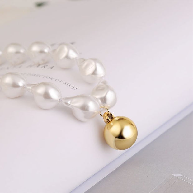 Stilig smykkesett med perler