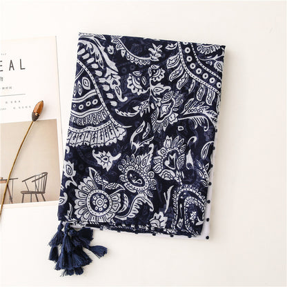 PRINTET POLKA STIL SKJERF