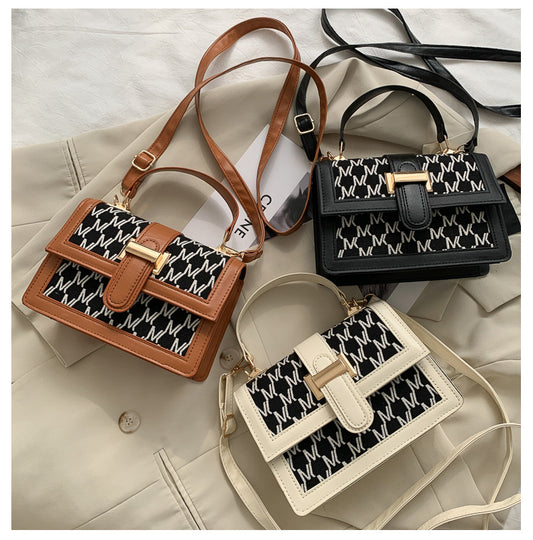 Skulderveske i retro stil