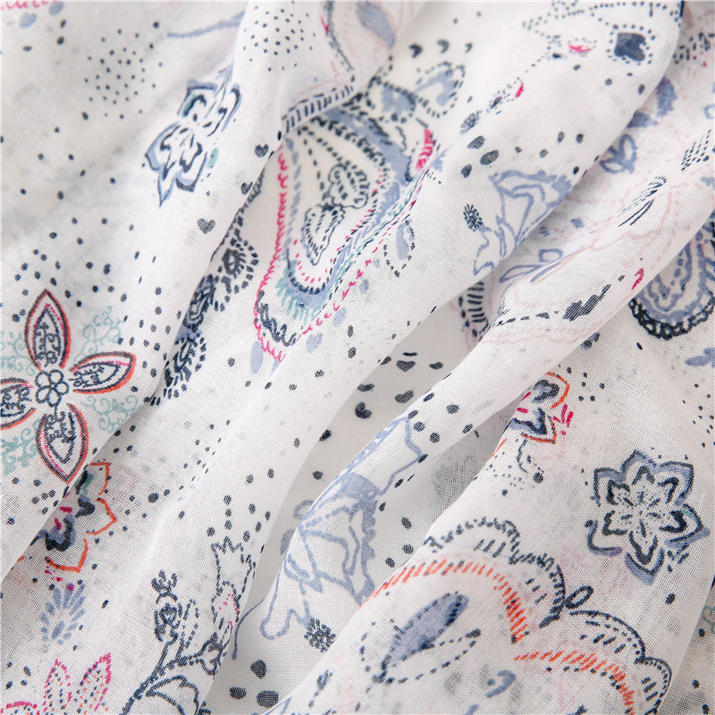 MULTIFARGET SKJERF I BOMULL