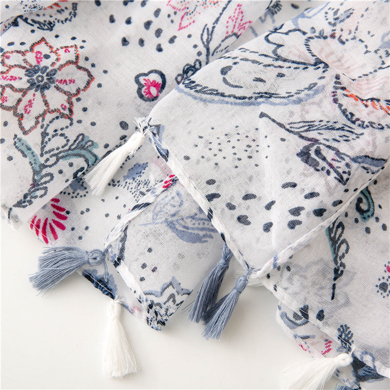 MULTIFARGET SKJERF I BOMULL