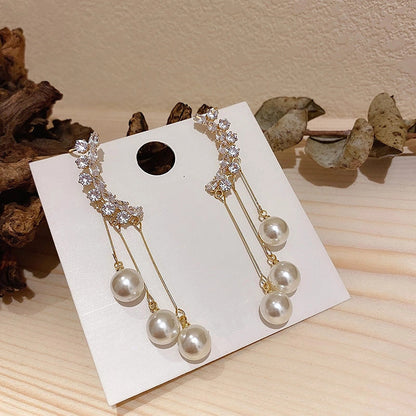 LONG BEADS TASSEL ØREPYNT