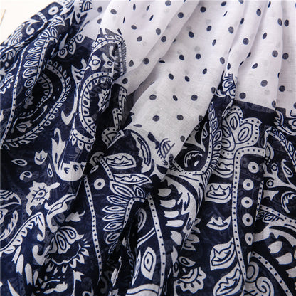 PRINTET POLKA STIL SKJERF