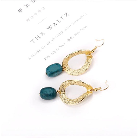 Øredobber Hoop Turkis | Youtrend