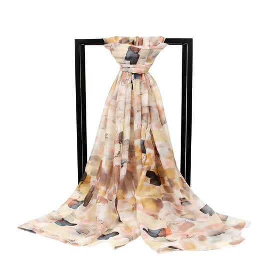 Skjerf med print  Rosa | Youtrend