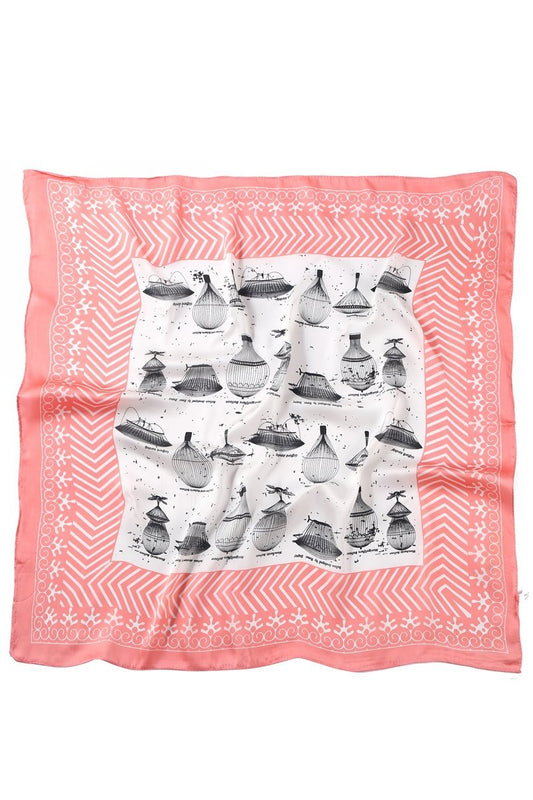 Tørkle Air Balloon Print Rosa | Youtrend