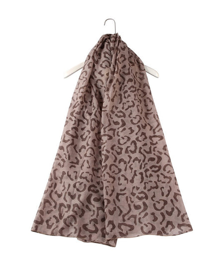 Skjerf Safari Leopard print Brun | Youtrend