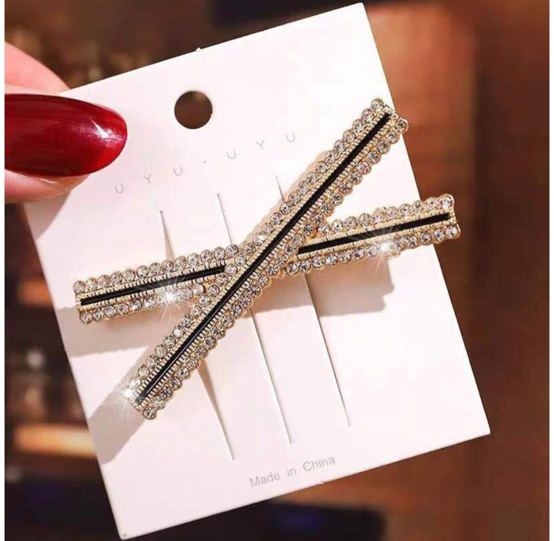 RHINESTONES ALLOY HÅRSPENNE