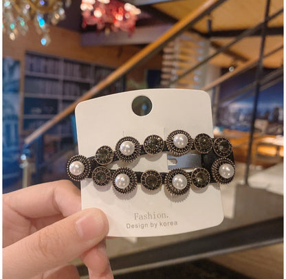RETRO STIL PERLE HÅRSPENNE