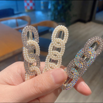 PEARL RHINESTONE HÅRPYNT