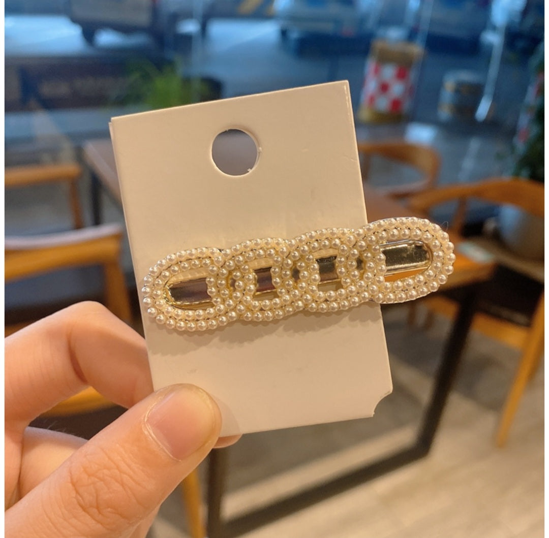PEARL RHINESTONE HÅRPYNT