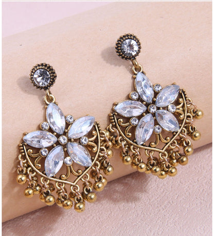 RETRO ETHNIC STYLE GOLD ØREPYNT