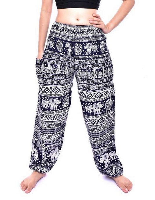 Harembukse Thai elefant Strikk liv Blå | Youtrend