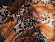 Luxus Chiffon skjerf Leopard Print | Youtrend
