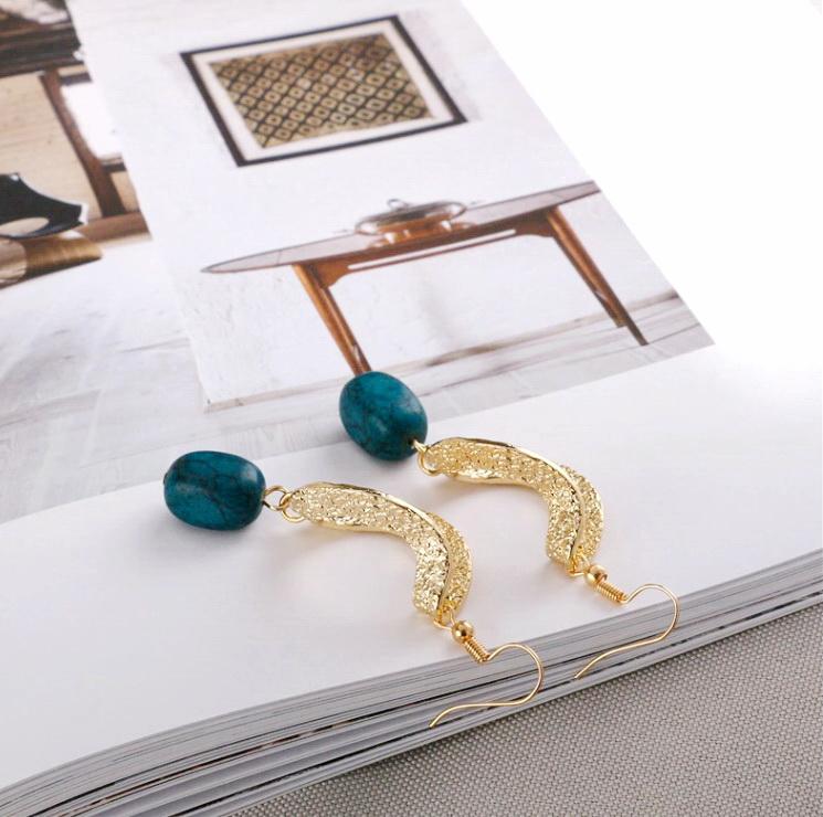 Øredobber Hoop Turkis | Youtrend