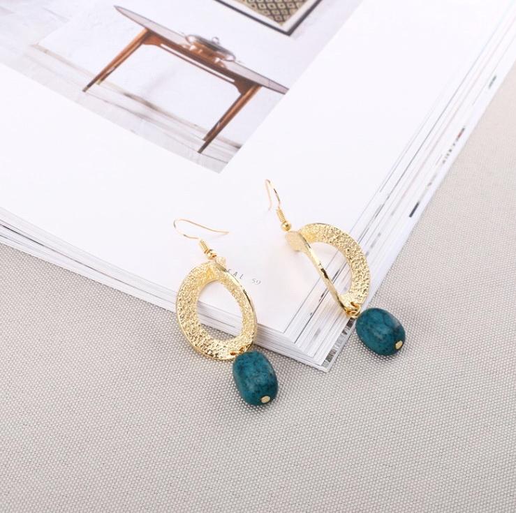 Øredobber Hoop Turkis | Youtrend