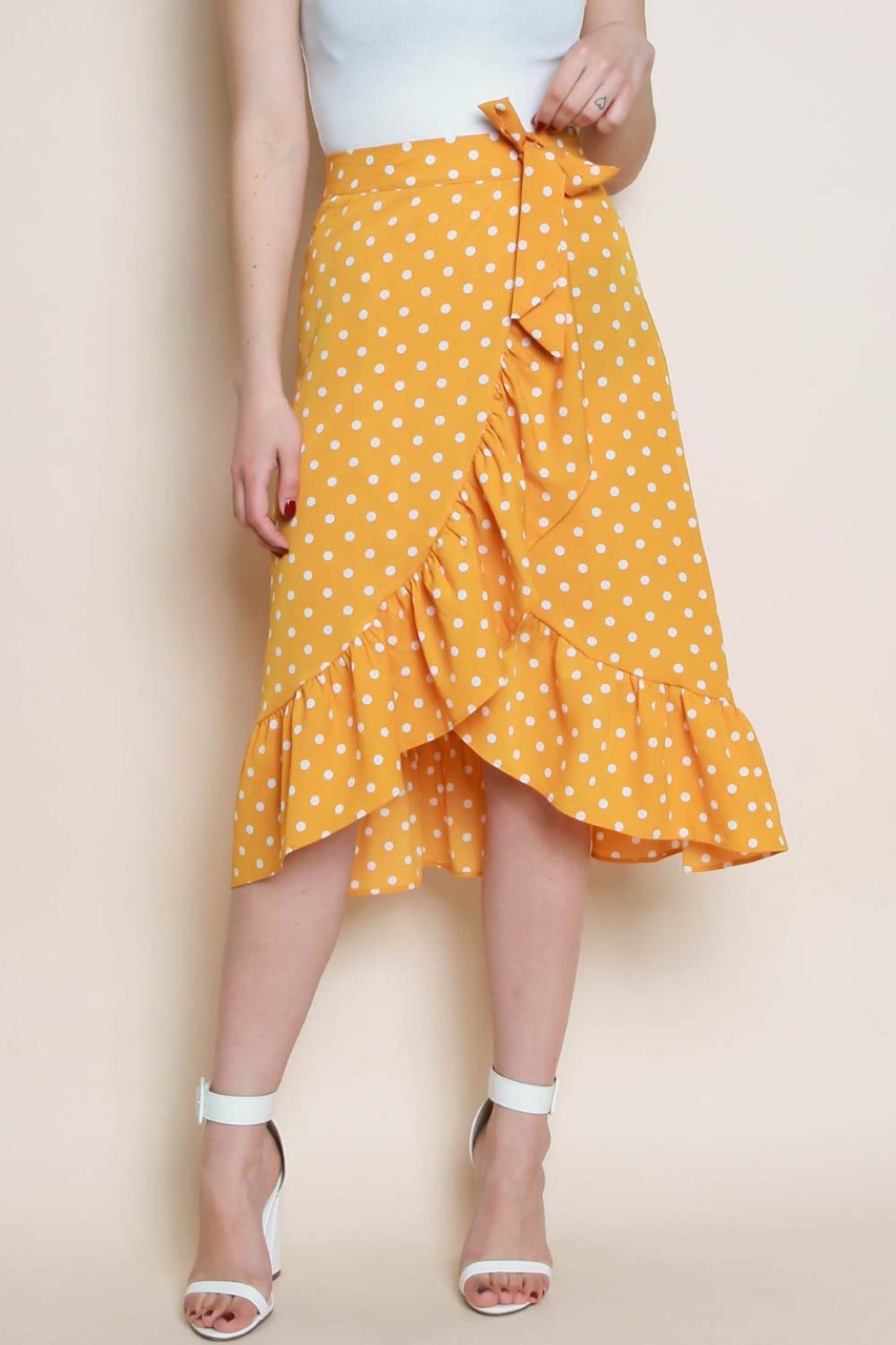 Vakkert skjørt i polyester