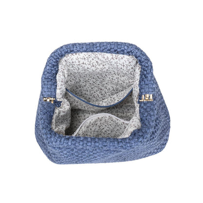 MATHILDE CLUTCH-KONGEBLÅ